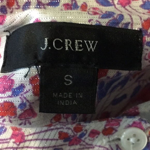 J. Crew Tunic in Iris block print - Picture 4 of 7